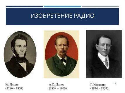Изобретатель радио год