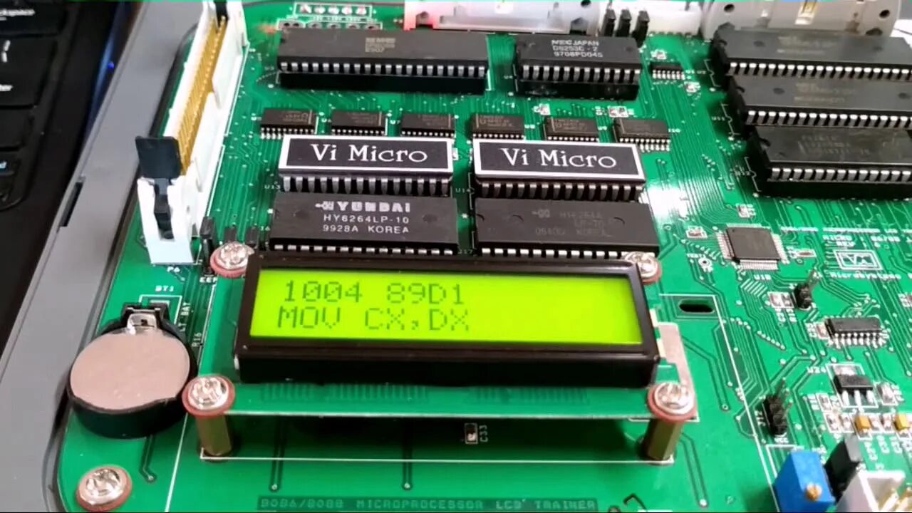 Микропроцессор ЧПУ. 16 Битное число. SF-8086. Jades corner8086.