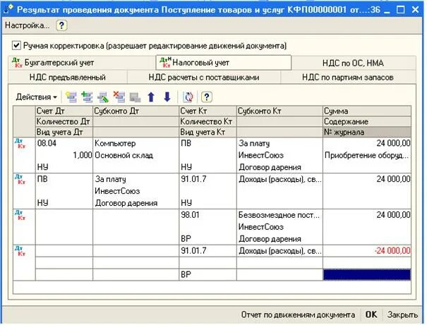 В уведомлениях нет проводок