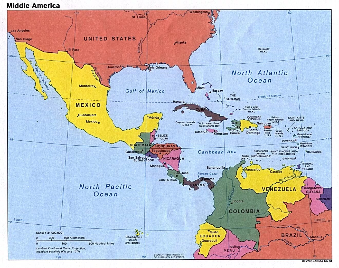 Государственный язык центральной америки. Политическая карта центральной Америки. Центральная Америка на политической карте. Карта центральной Америки со странами.