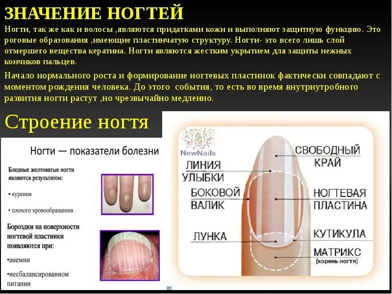 Что значит ногтях