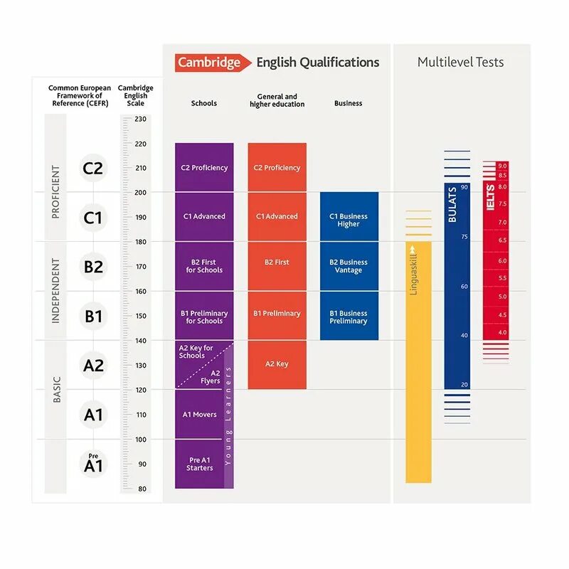 Cambridge english level