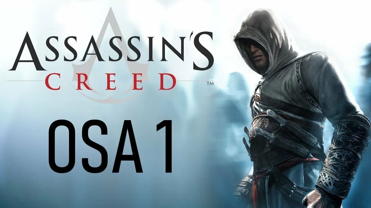 Крид 1 2. Assassin's Creed 1 обложка. Синхронизация Assassins Creed. Альтаир youtube. Assassin's Creed Altair Chase Theme Escape Theme.