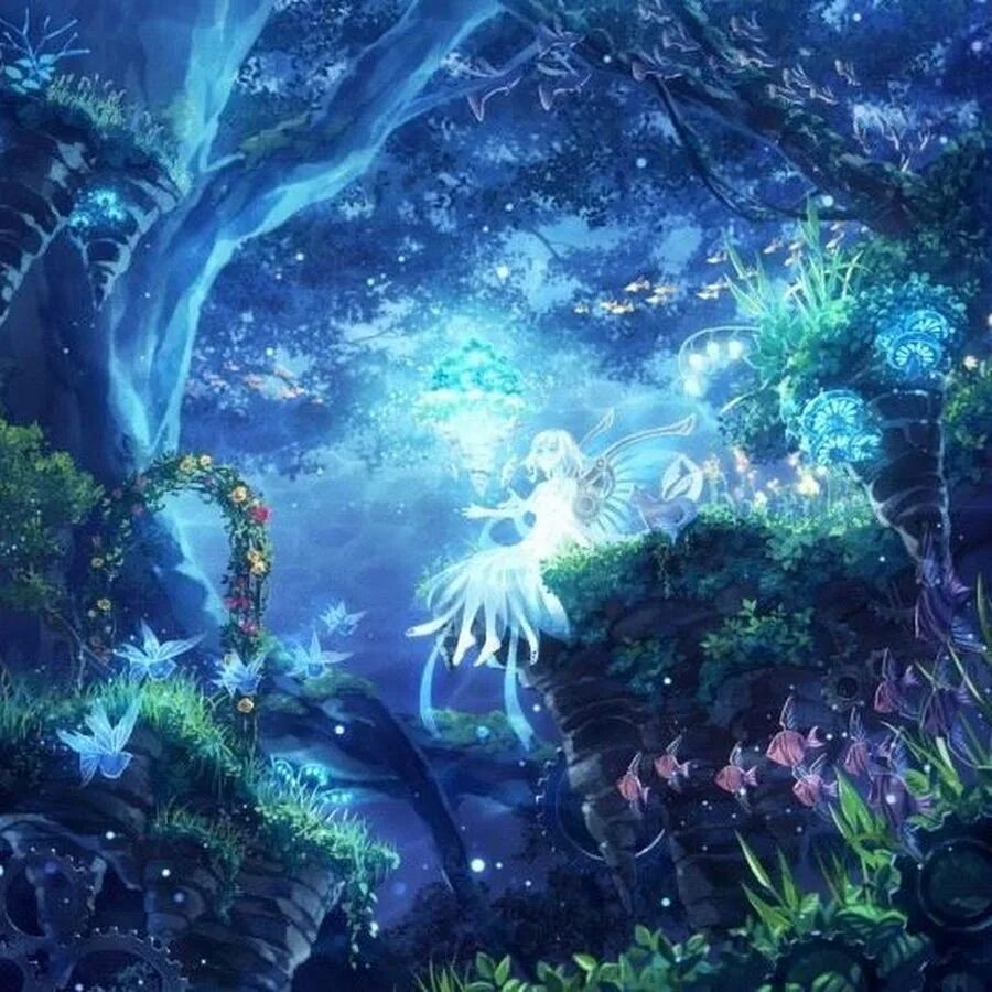 Tree dark light. Райский сад беседка. Сказочный фон. Воображение человека. Воображение картина.