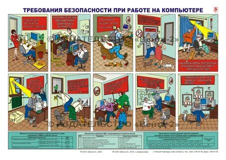 Охрана труда персональным компьютером