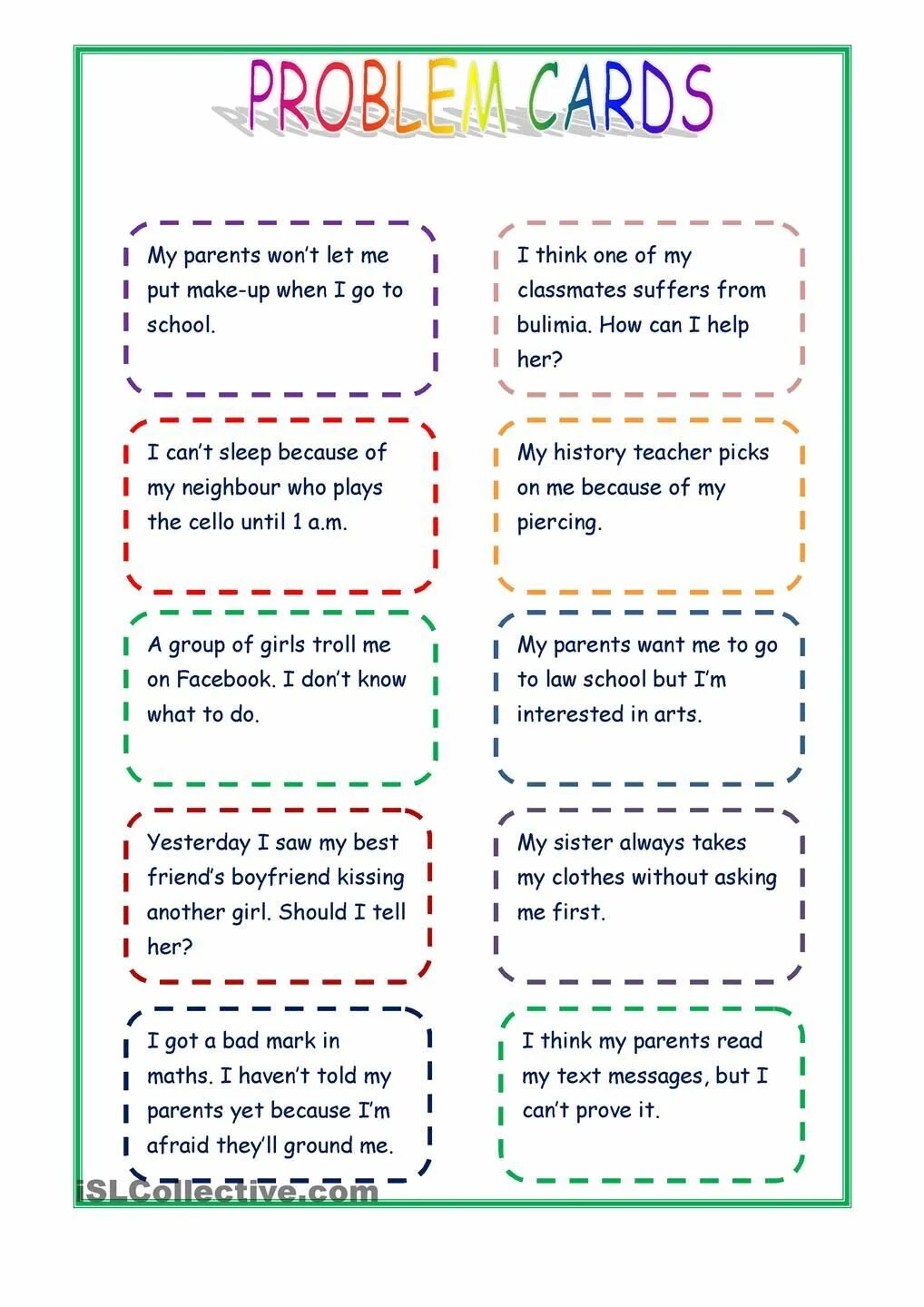 Speaking Cards английскому языку. Английский speaking Worksheet. Карточки для speaking. Speaking карточки School. Speaking situations