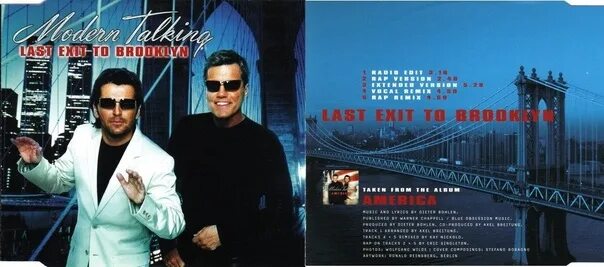 Last exit to. Modern talking 2001. modern talking last exit to brooklyn. modern talking america 2001. modern talking - last exit to brooklyn картинка.