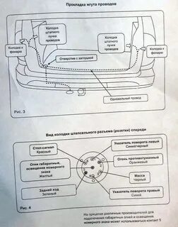 Схема фаркопа нива шевроле