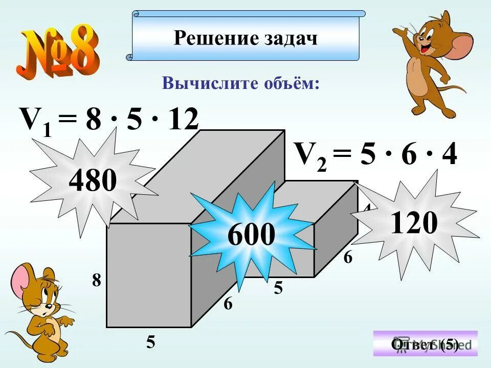 Вычислите 28 6. Объем решение.