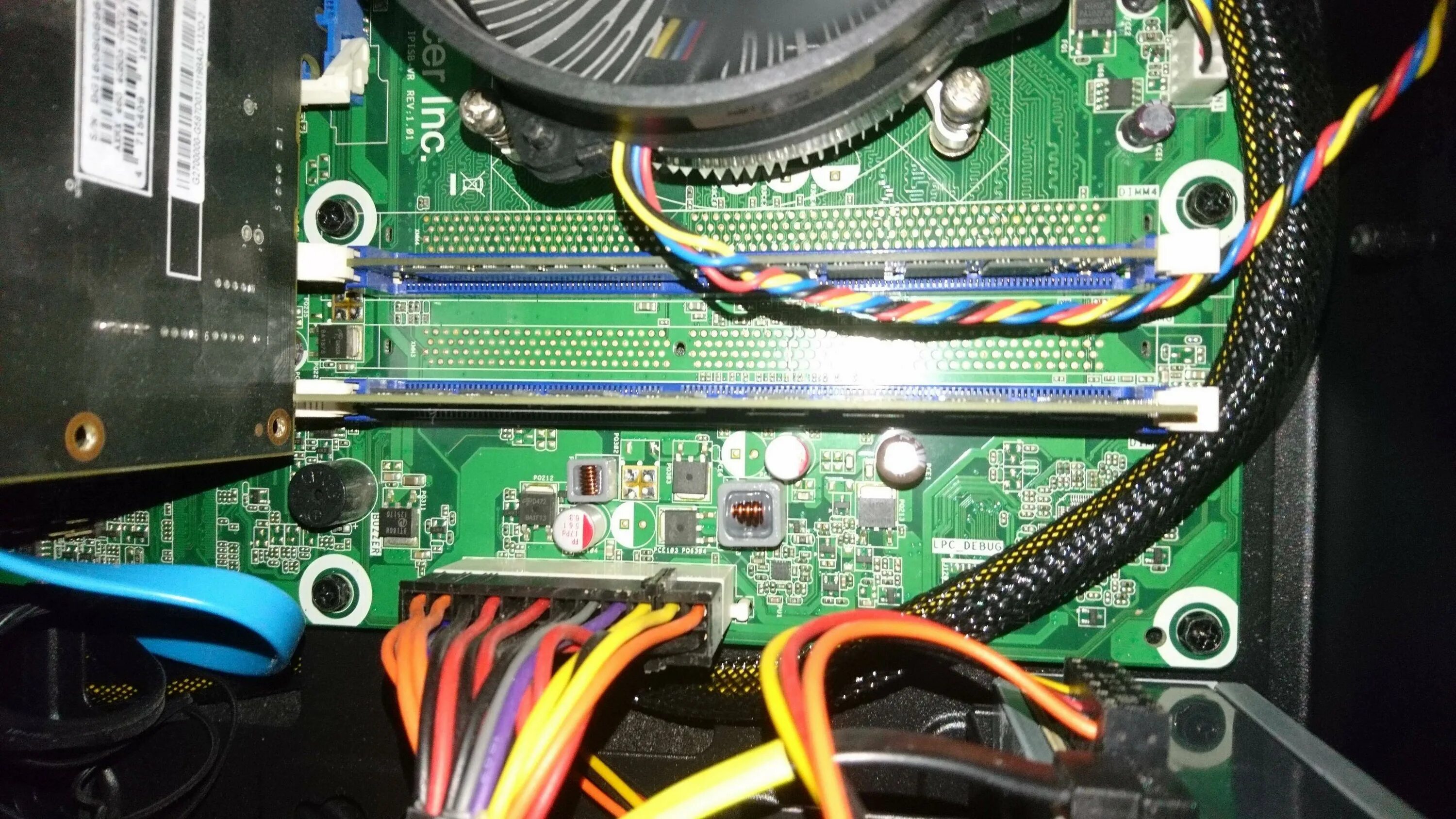 Non optimized memory slot