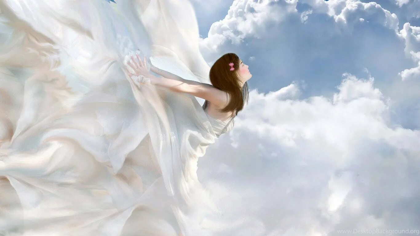 Людям всегда хотелось летать. Девушка в облаках. Девочка на облаке. Ангел на облаке. Девушка летает в облаках.