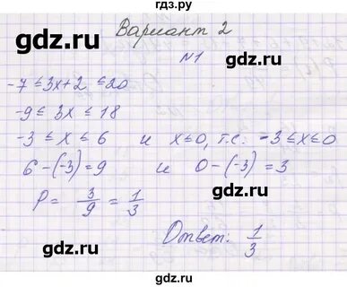 Вариант 32 9 класс
