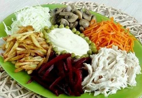 Салат горка рецепт