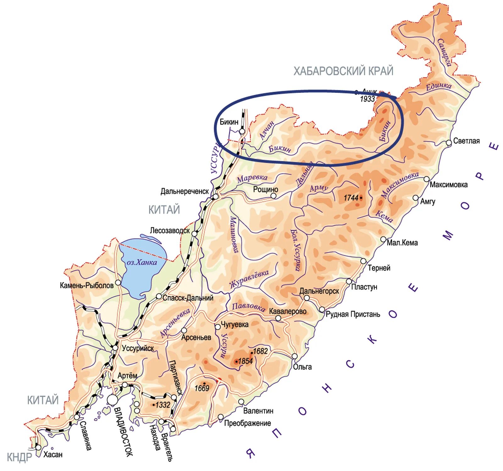 Река Бикин Приморский край на карте. Река Уссури Приморский край на карте. Река Бикин Приморский край. Бикин Приморский край на карте.