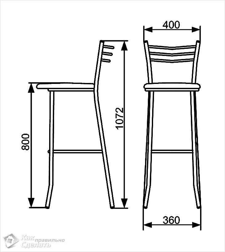 Барный стул высота. Чертёж барного стула из профтрубы. Барный стул PP-601c чертеж. Барный стул из профильной трубы чертеж. Барный стул Размеры чертежи.