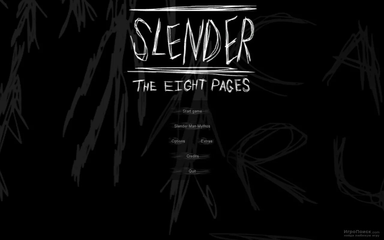 Slender the eight Pages карта. Slender: the eight Pages 2012 игра. Меню Slenderman. Slenderman the eight Pages.