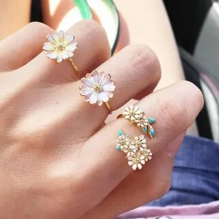 Колечки цветы