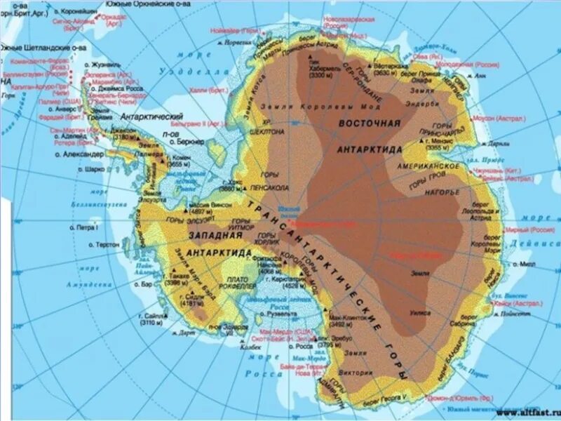 Карта гор антарктиды. Подледный рельеф антарктиды карта. Физическая карта антарктиды 7 класс. Карта антарктиды физическая карта. Антарктический полуостров на карте антарктиды.