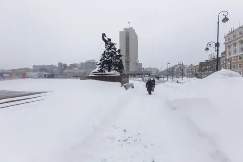 Зимний владивосток