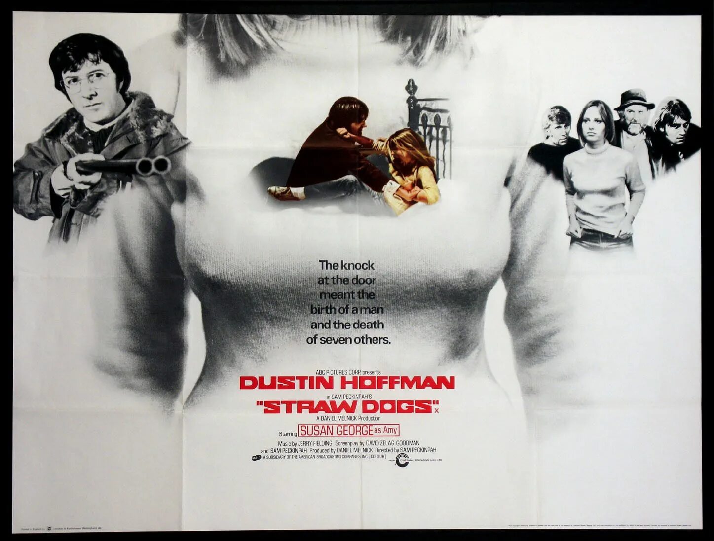 Постер сам. Susan George Straw Dogs 1971. Straw Dogs 1971 Постер.
