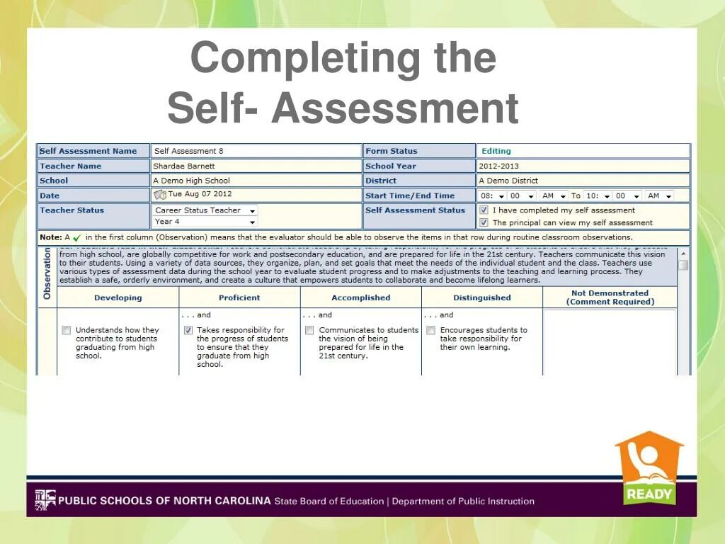 Self assessment. What is the self assessment. self assessment sheet. itgc self assessment. gold abe assessment tool.