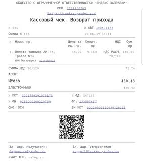 Рынок чеков