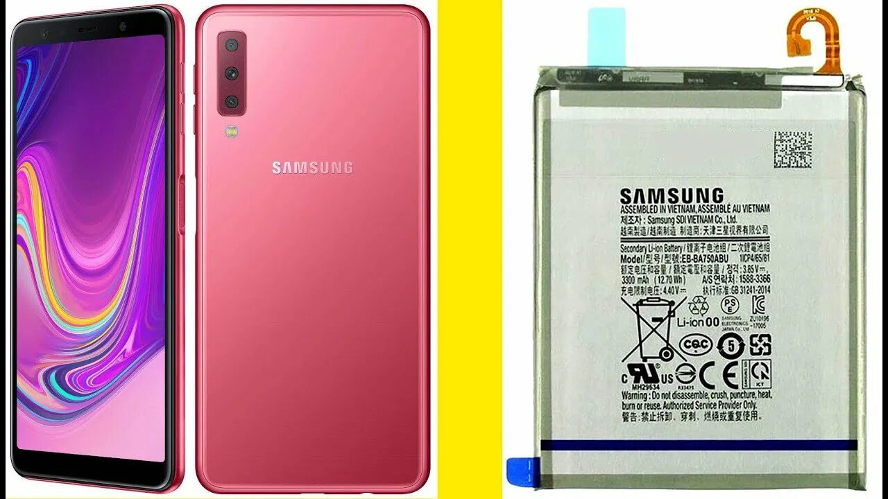 Аккумулятор galaxy a3. Samsung a7 2018 батарея. Аккумулятор Samsung Galaxy a7 2018. Самсунг а750. Samsung Galaxy a 7 2018 года.