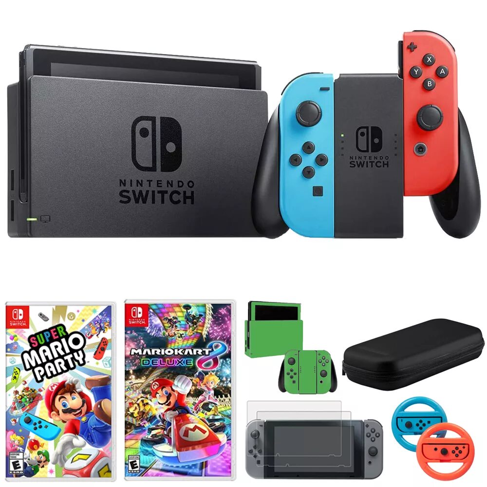 Nintendo neon. Nintendo Switch 32 GB. Nintendo Switch Neon. Нинтендо свитч в стиле Марио. Нинтендо свитч разъемы.