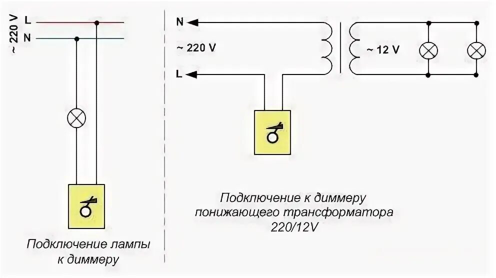 Схема подключения галогенных ламп 220в. Трансформатор понижающий 220/12 для галогеновых ламп схема подключения. Как подключить диммер к лампочке 220в. Схема подключения диммера с трансформатором.