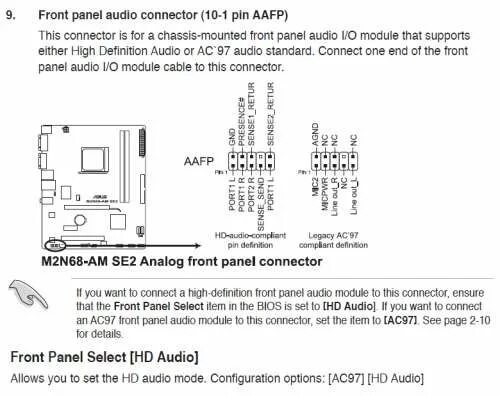 Backout ac97. Переделка фронтальной панели ac97 audio. ac97 разъем распиновка.