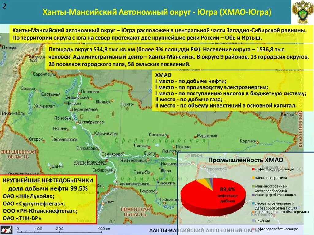 Территория ХМАО Югры. Экономическая карта ХМАО. Главный административный центр Ханты Мансийского округа. Карта промышленности ХМАО.