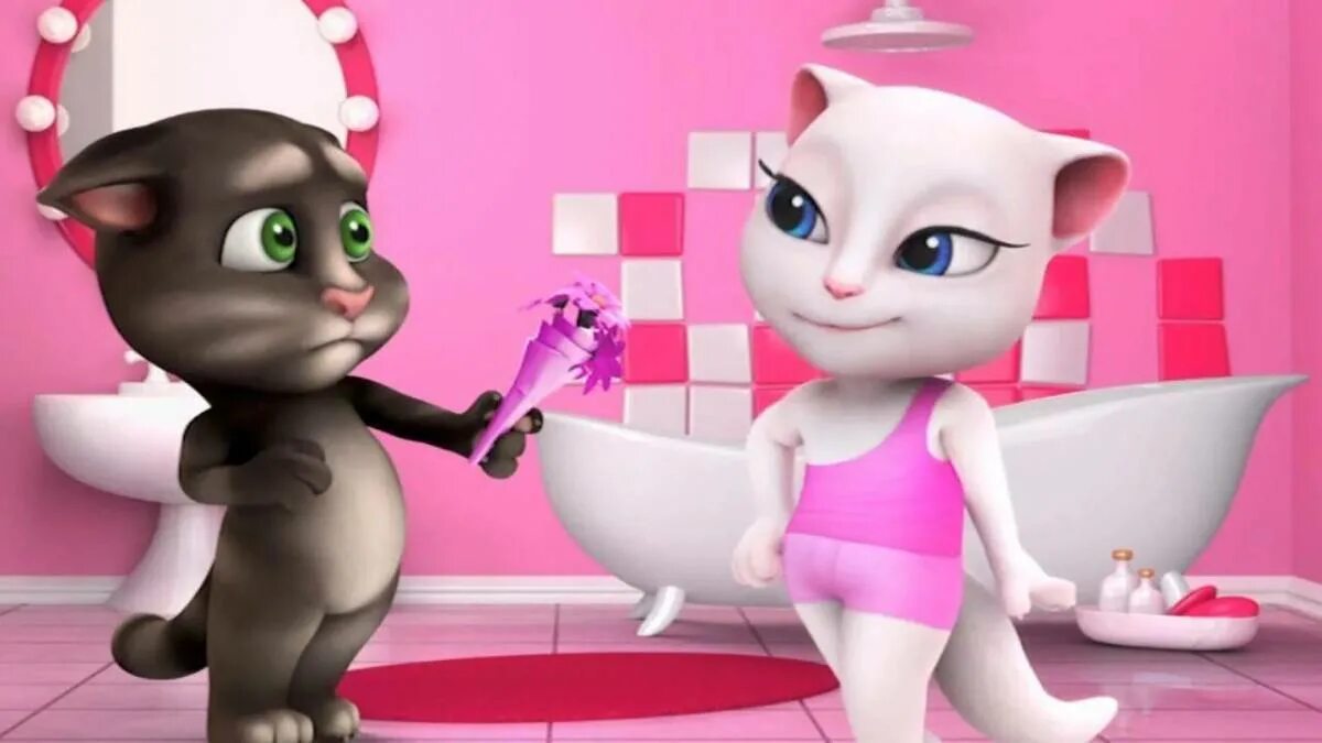 Разработчик анжелы. Talking Angela. My talking Angela 2. Анджела кошечка игра.