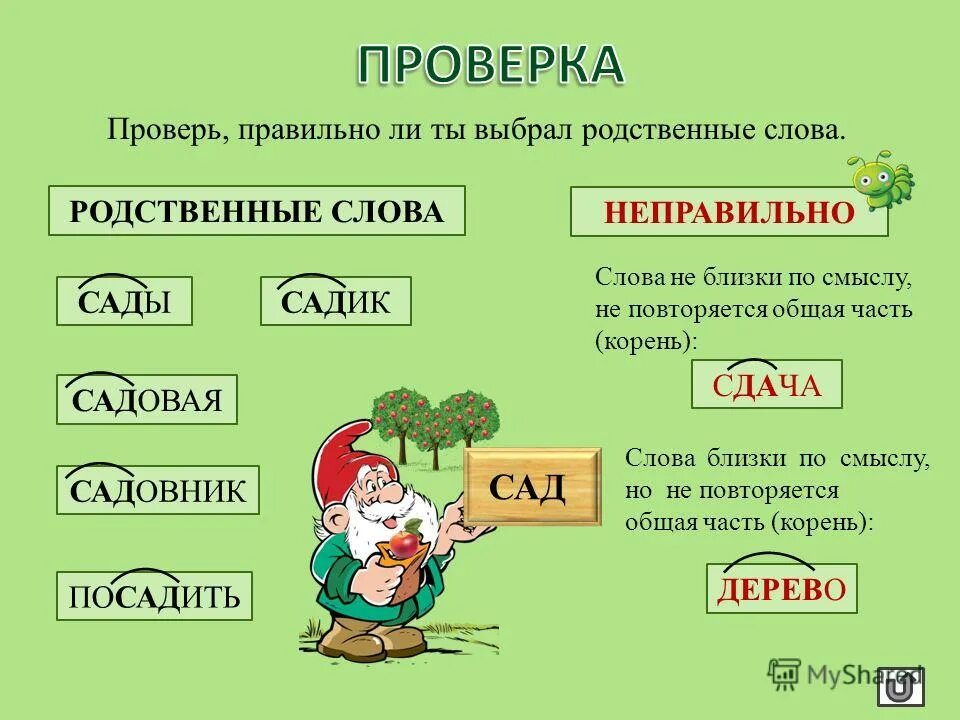 Алиса помоги буквы найти. Проверочное слово к слову сад. Проверочное слово к слову садовник. Садик проверочное слово. Дерево проверочное слово.