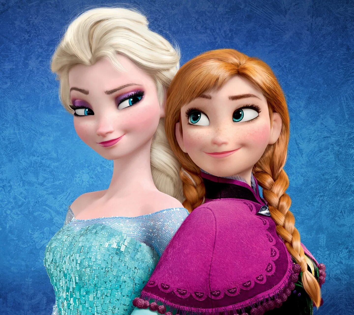 Замороженный дисней. Elsa and Anna.