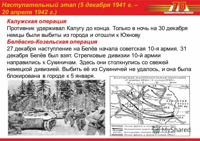 Наступательная операция на москву. 1941 Года Калужская наступательная операция. Битва за Москву 1941 ход битвы. Калужская наступательная операция 1942 года. Наступательная операция под Москвой.