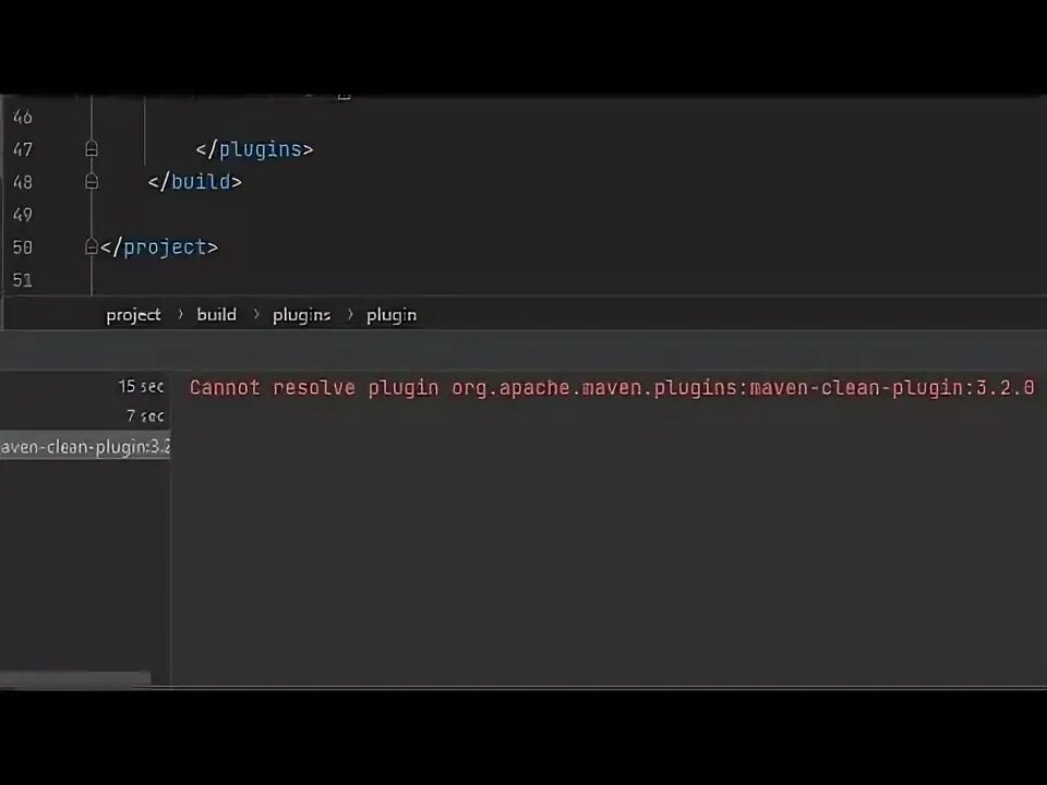 Maven plugin not found. Maven plugin not found
