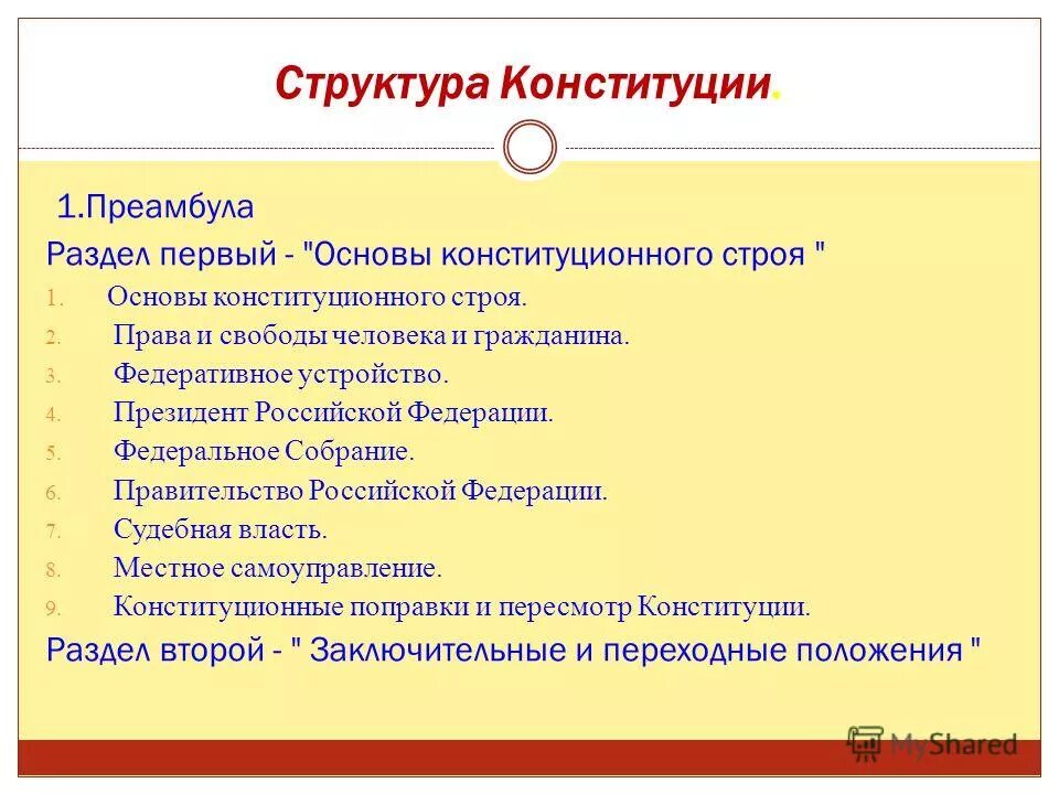 Роль конституции рф кратко. Функции и структура Конституции. Особенности структуры Конституции. Основные структурные элементы Конституции РФ. Структура и функции Конституции России.