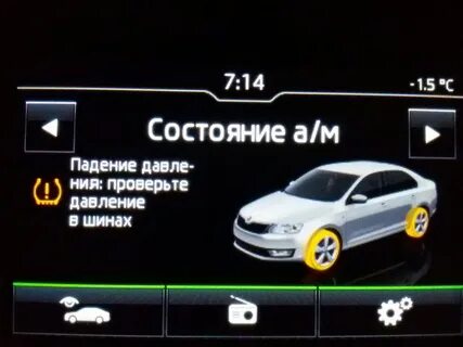 Давление шины rapid