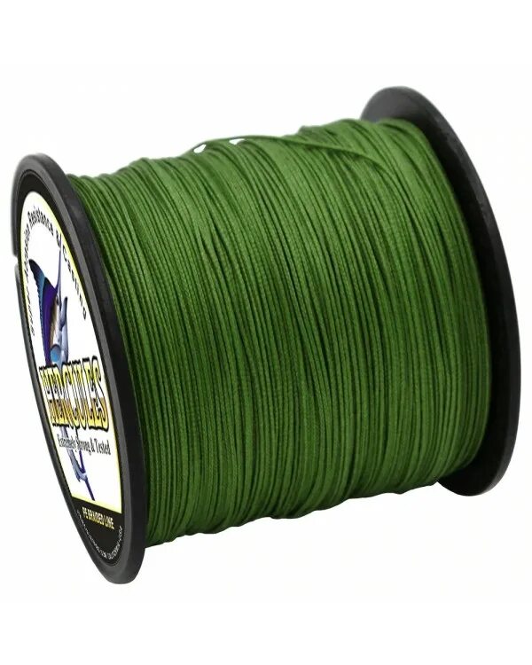 Плетеный шнур Hercules 4x Army Green 300 м, d 0,28. Шнур ky Braid-8 x Green 100м., d-0,16. Шнур плетеный СNIPER 300 М. Плетеный шнур для рыбалки pe m8.