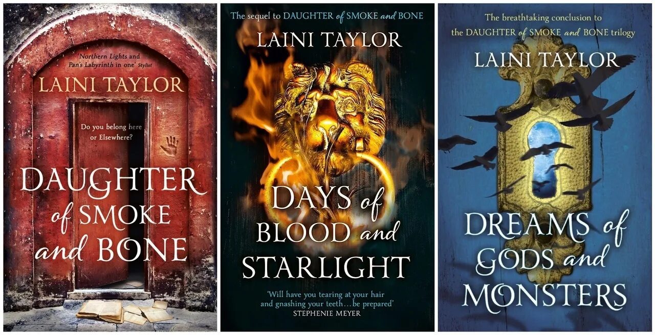 Smoke bone. Daughter of smoke and bone. days of blood and starlight книга.