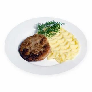 Говяжьи котлеты с картошкой