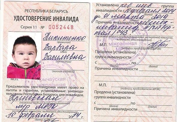 3 группа инвалидности в беларуси
