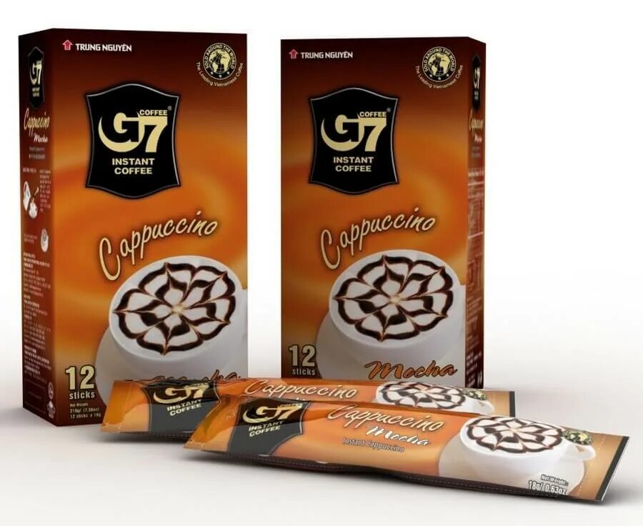 Купи 7 кофе. *Кофе 3 в 1 "Trung Nguyen" g7. Кофе g7 Trung Nguyen Coffee "Cappuccino Mocha. Кофе 3в1 Вьетнам g7. Trung Nguyen "g7" Coffee (3в1) 50 пак..