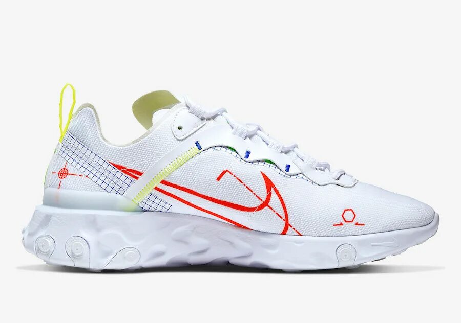 Кроссовки Nike React element. Найк реакт элемент 55. Nike кроссовки React element 55 cu3009. Найк реакт элемент белые.