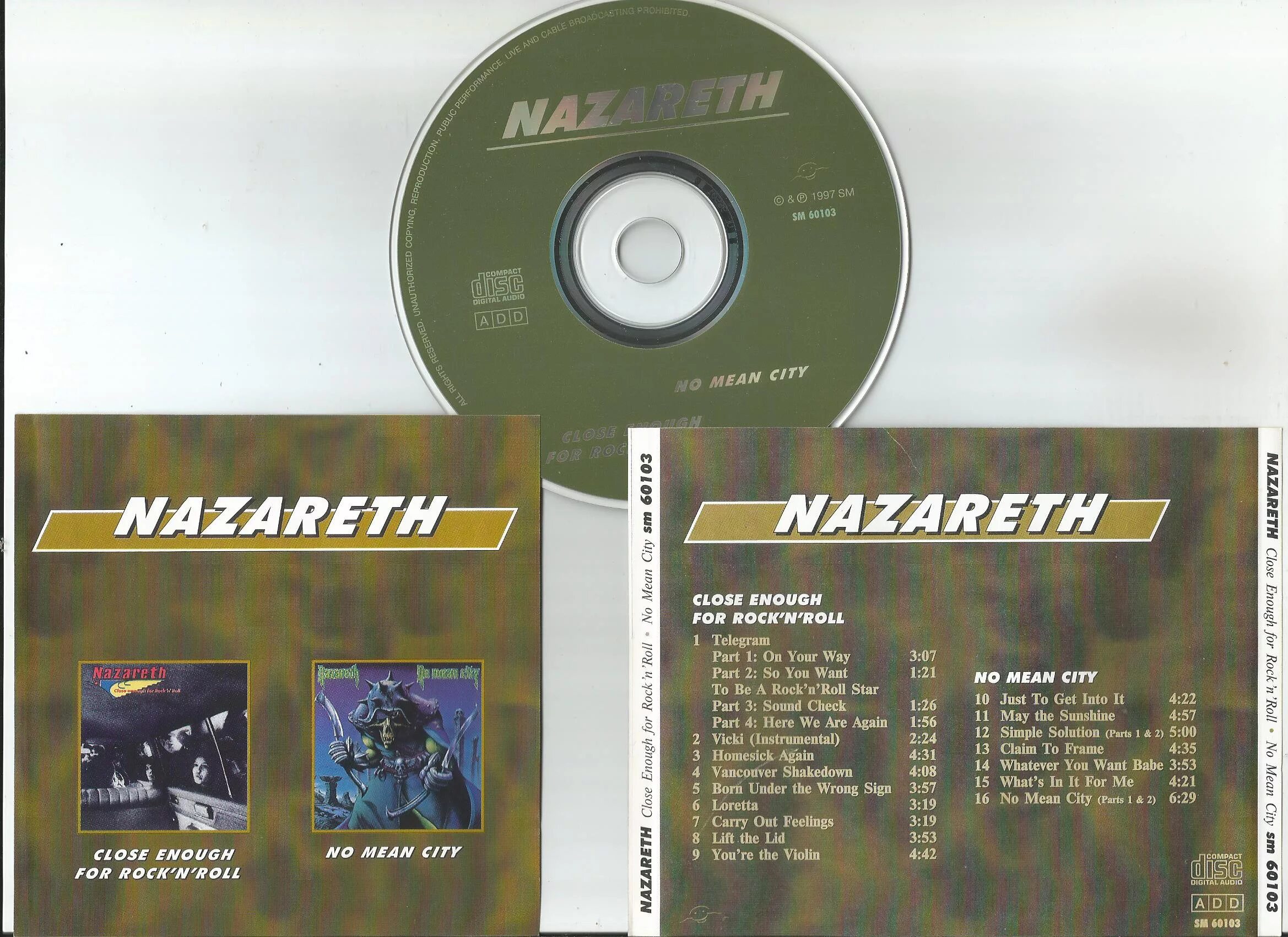 Nazareth CD максимум. Nazareth - 1976 close enough for Rock'n'Roll. Nazareth 2 in 1. Два альбома Nazareth на одном CD диске.