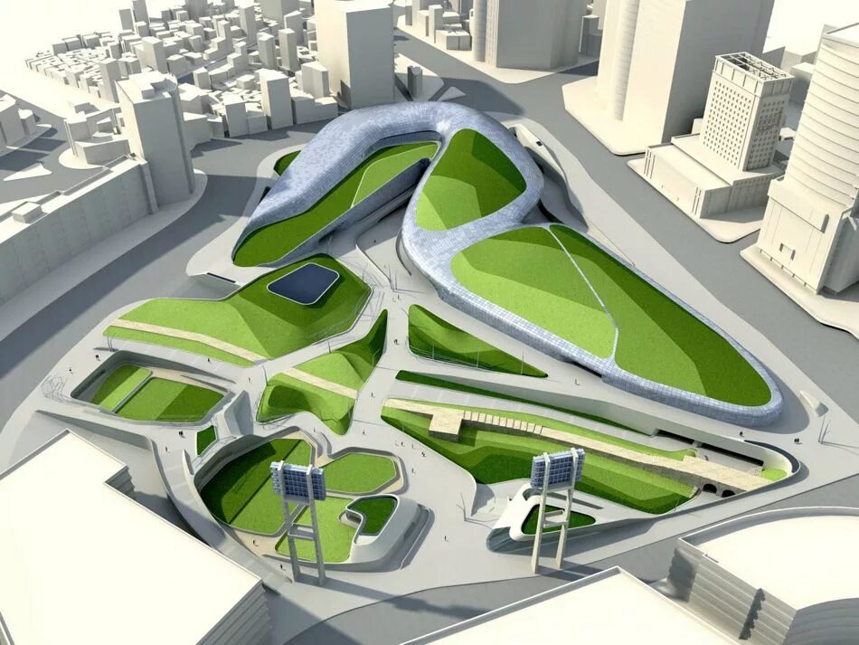 dongdaemun design park & plaza by zaha hadid in seoul opens Zaha hadid, Zaha had