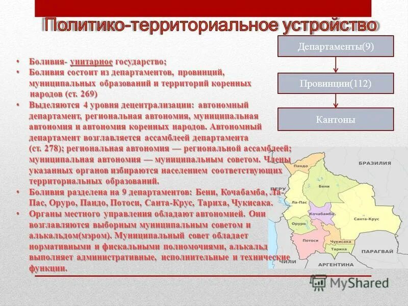 Системы административно территориального деления