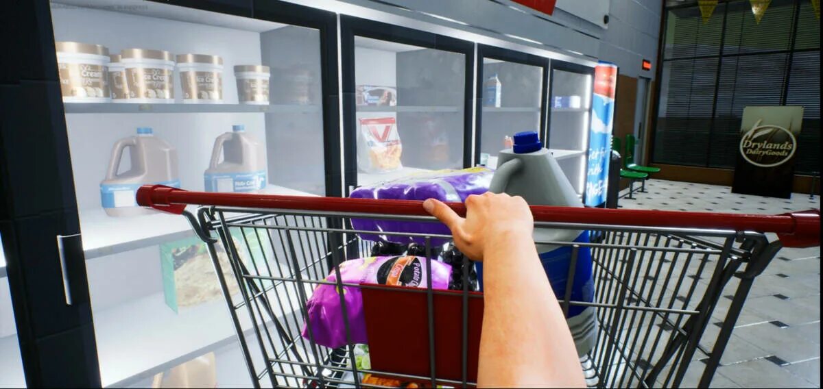 Supermarket simulator early access. Симулятор продавца. Симулятор про голубого человечка в супермаркете. Social Simulation game. Social distancing Simulator..