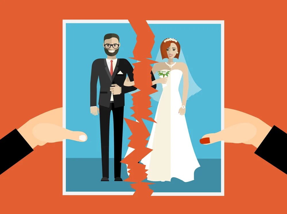They are divorced