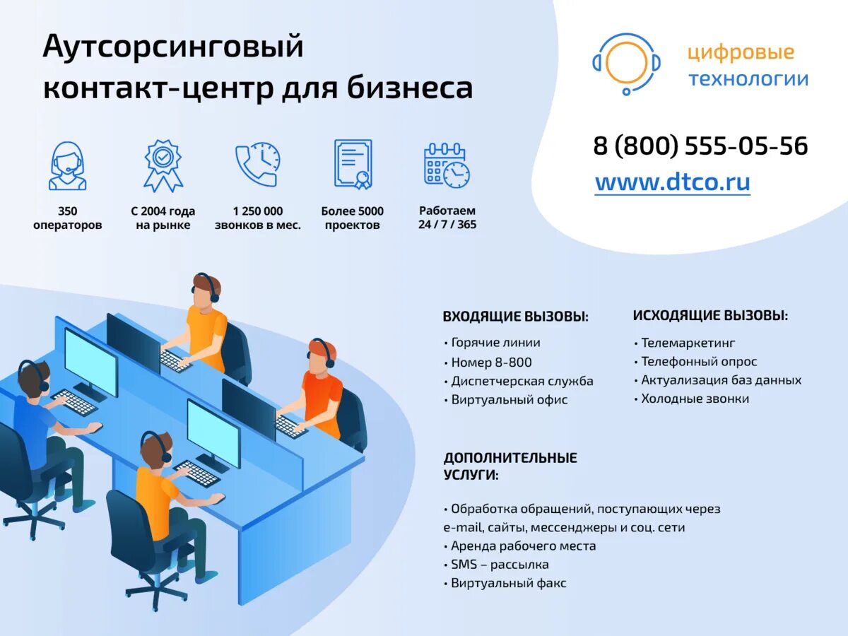 Аутсорсинговый колл центр